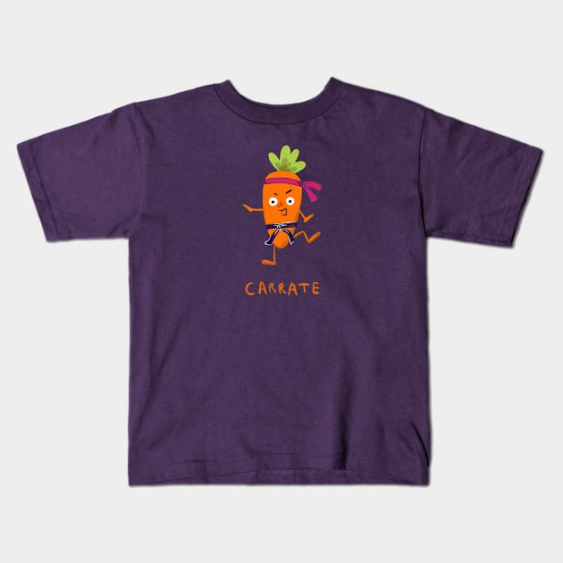 Carrate Kids T-Shirt by Iniistudio